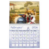 Roteer het poemkalender kalender (Feb 2026)