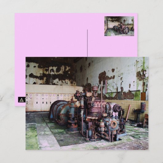 Roteermachine Briefkaart (Voorkant / Achterkant)