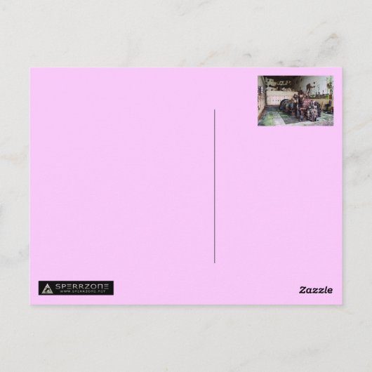 Roteermachine Briefkaart (Achterkant)