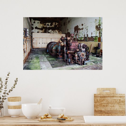 Roteermachine Poster (Keuken)