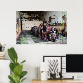 Roteermachine Poster (Thuiskantoor)