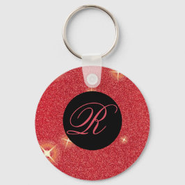 Roter Glanz personalisiert Sleutelhanger