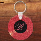 Roter Glanz personalisiert Sleutelhanger (Voorkant)