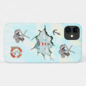 Roter Leuchtturm Case-Mate iPhone Case (Achterkant (horizontaal))