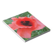 Roter Mohnblumenkelch Notitieblok (Schuin)
