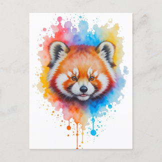 Roter Panda Briefkaart