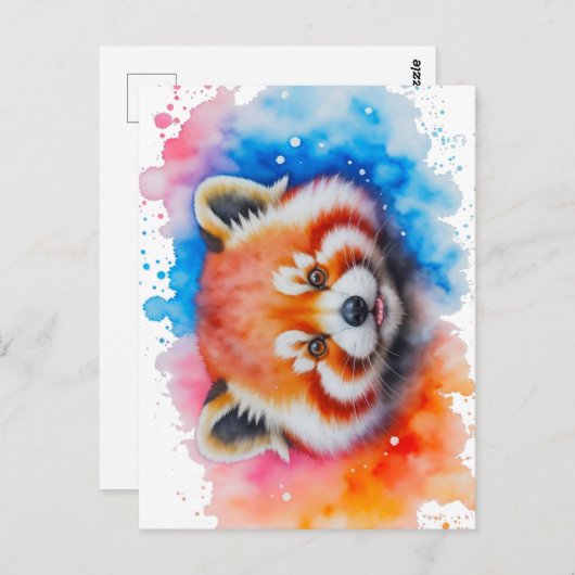 Roter Panda cute Briefkaart (Voorkant / Achterkant)