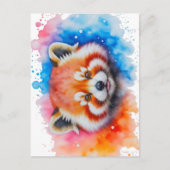 Roter Panda cute Briefkaart (Voorkant)