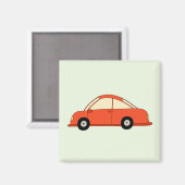 Roter Sportwagen Magneet (Voorkant / Achterkant)