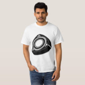 Roterend motorontwerp t-shirt (Voorkant volledig)