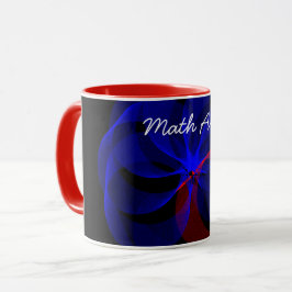 Roterende Blue Accent Geometric Coffee Mok