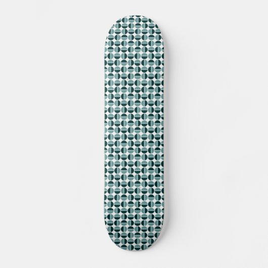 Roterende cirkels - Groen en DK Groen Skateboard (Voorkant)
