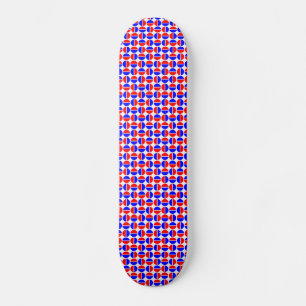 Roterende cirkels - Rood en Blauw Persoonlijk Skateboard