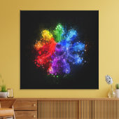  Roterende de Muurkunst van de Motorluchtvaart, Vl Canvas Afdruk (Insitu (Woonkamer))