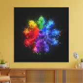  Roterende de Muurkunst van de Motorluchtvaart, Vl Canvas Afdruk (Insitu (Woonkamer))