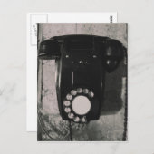  roterende foto van de Telefoon. Briefkaart (Voorkant / Achterkant)