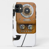  roterende grondtelefoon Case-Mate iPhone case (Achterkant)