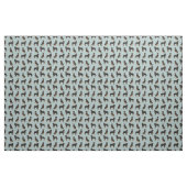 roterende hond blauw stof (Yard (91,4 cm))