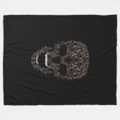roterende hondenliefhebbers van de roterende hals fleece deken (Voorkant (Horizontaal))