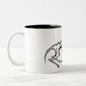 Roterende jas 11oz. Mok (Links)