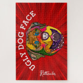 Roterende lelijke hond met 1000 stuks puzzel (Verticaal)