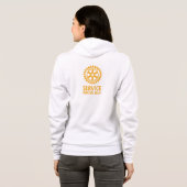 roterende mantel hoodie (Achterkant volledig)