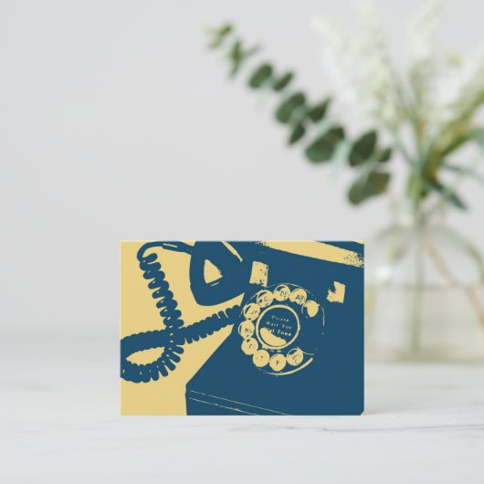 Roterende Pop Visitekaartje (Staand voorkant)