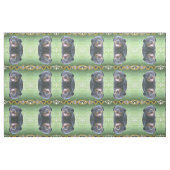 Roterende rottweiler glimlachen stof (Fat Quarter)