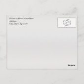 roterende telefoon briefkaart (Achterkant)