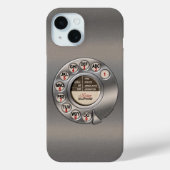  roterende telefoon Case-Mate iPhone case (Achterkant)