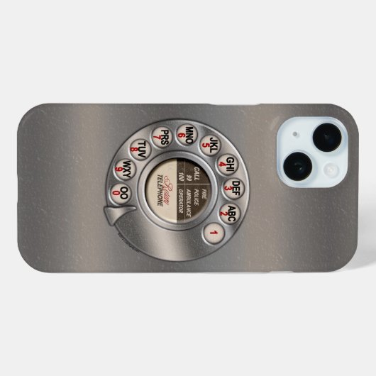  roterende telefoon Case-Mate iPhone case (Achterkant (horizontaal))