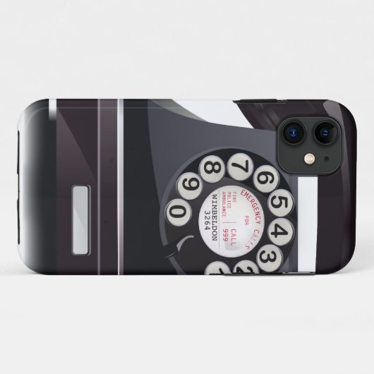 Roterende telefoon Case-Mate iPhone case (Achterkant (horizontaal))