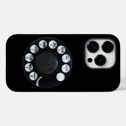 Roterende Telefoon iPhone 14 Pro Hoesje (Achterkant (horizontaal))