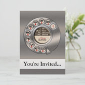 roterende telefoon kaart (Staand voorkant)