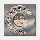  roterende telefoon magneet (Voorkant)