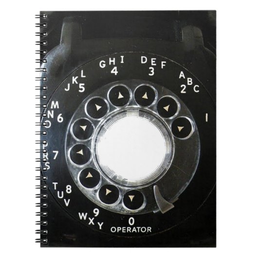 Roterende telefoon notitieboek (Voorkant)