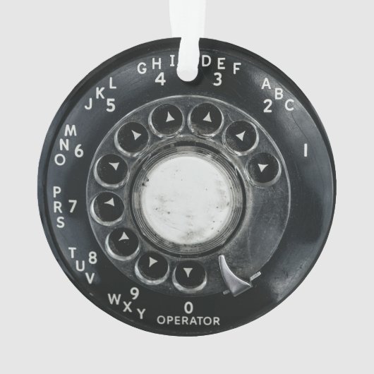 roterende telefoon ornament (achterkant)