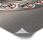 roterende telefoon poster (Hoek)