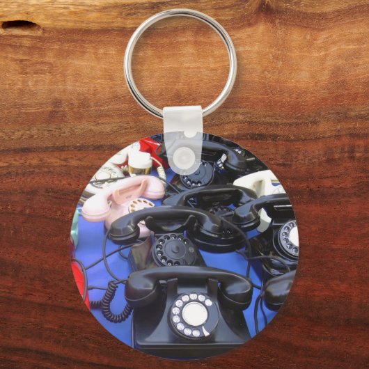 Roterende telefoon sleutelhanger (Voorkant)