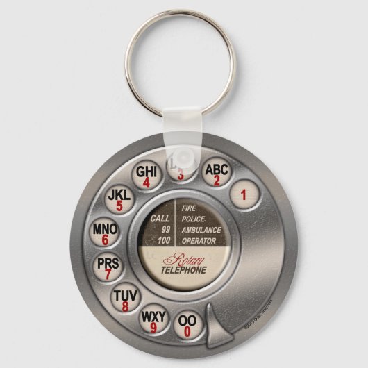  roterende telefoon sleutelhanger (Voorkant)