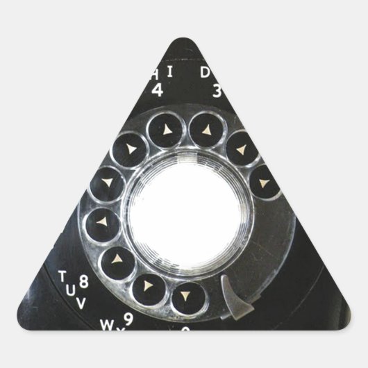 Roterende telefoon sticker (Voorkant)