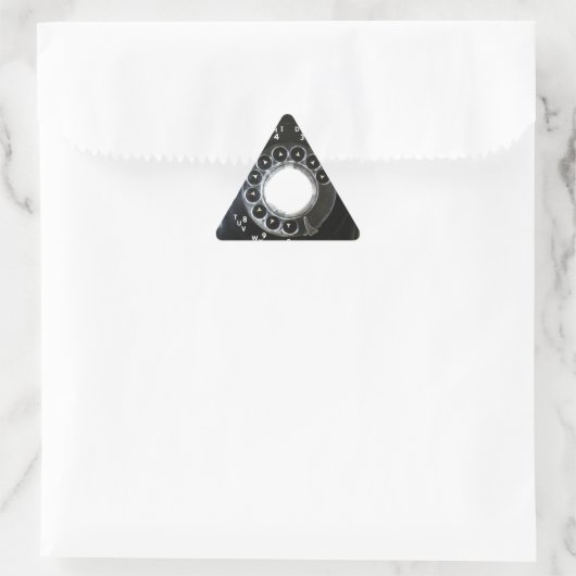 Roterende telefoon sticker (Tas)