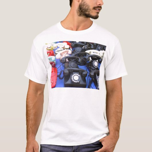 Roterende telefoon t-shirt (Voorkant)