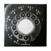 Roterende telefoon tegeltje (Voorkant)