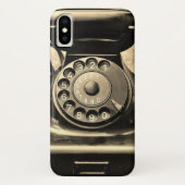  roterende telefoon x Case-Mate iPhone case (Achterkant)