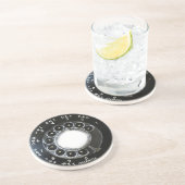 Roterende telefoon zandsteen onderzetter (Zijkant)