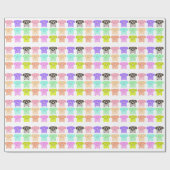  roterende telefooncel cadeaupapier (Vlak)