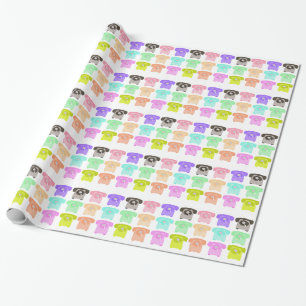 roterende telefooncel cadeaupapier