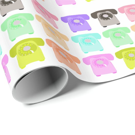 roterende telefooncel cadeaupapier (Rol Hoek)