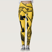 ROTERENDE VERKEERSBORDEN LEGGINGS (Voorkant)